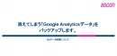 Google Analytics バックアップサービス
